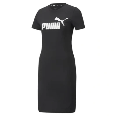 Afbeelding van Puma SLIM TEE Dress Jerseyjurk, Dames, Maat: Small, Black