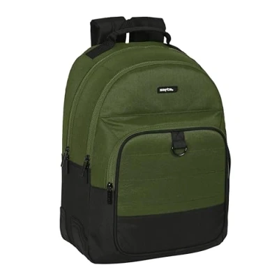 Afbeelding van Schoolrugzak Safta Dark forest Zwart Groen 32 x 42 15 cm