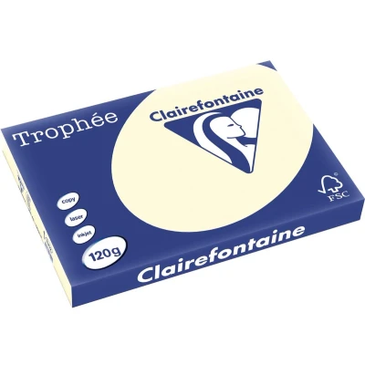 Afbeelding van Clairefontaine Trophée Pastel, Gekleurd Papier, A3, 120 G, 250 Vel, Crème Papier