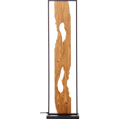 Afbeelding van Brilliant Chaumont Vloerlamp LED 20W 3000K Zwart/Hout