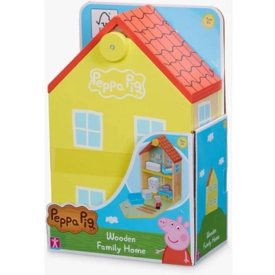 Afbeelding van Peppa Pig Houten poppenhuis inclusief en meubels Speelfiguur