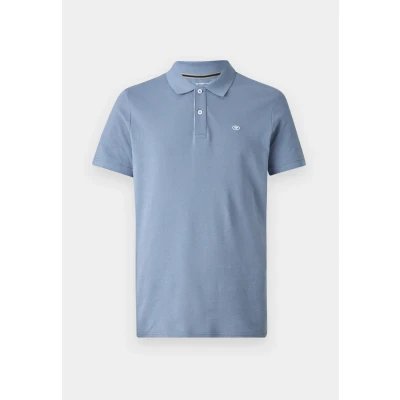 Afbeelding van TOM Tailor Basic Poloshirt, Heren, Maat: Small, Dove blue