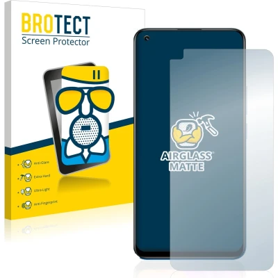 Afbeelding van BROTECT Screenprotector voor realme 8 Pro Folie Beschermfolie Beschermglas matte