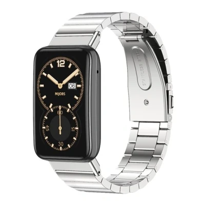 Afbeelding van Stalen schakelband Zilver Xiaomi Smart band 7 Pro
