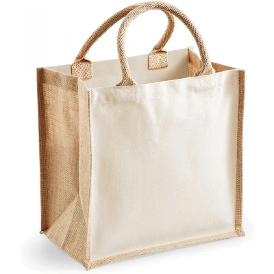 Afbeelding van Tas One Size Westford Mill Natural 100% Katoen