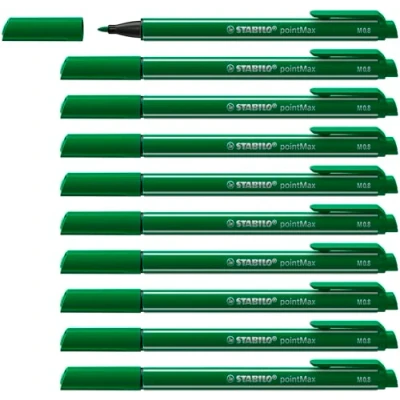 Afbeelding van Stabilo Viltstift pointmax 488/36 groen 10 stuks