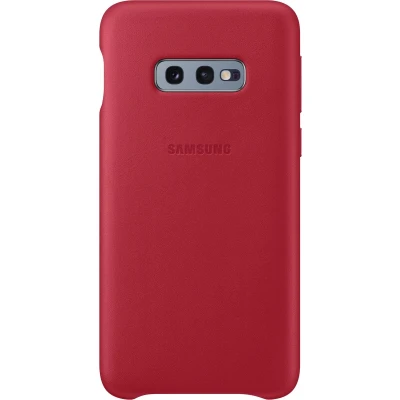 Afbeelding van Samsung lederen cover rood voor Galaxy S10e