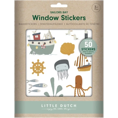 Afbeelding van Little dutch raamstickers sailors bay