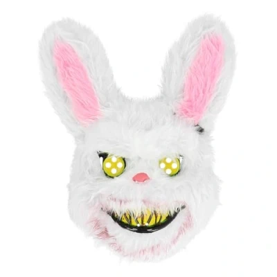 Afbeelding van Boland Pluchen masker Bloody rabbit Volwassenen Konijn Horror Monster Killer Cosplay Halloween Themafeest Carnaval