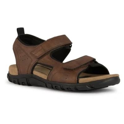 Afbeelding van Geox UOMO STRADA B herensandalen, Donkerbruin