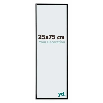 Afbeelding van Fotolijst 25x75 cm Kunststof Zwart Hoogglans Evry