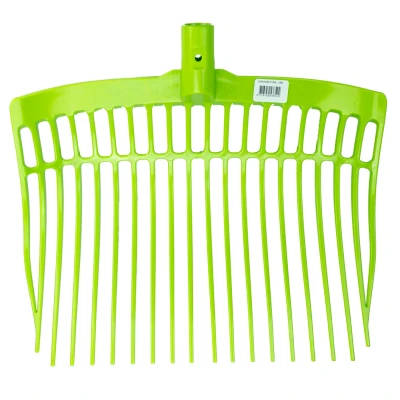 Image de Vplast Fourche à Fumier Plastique sans Manche Vert