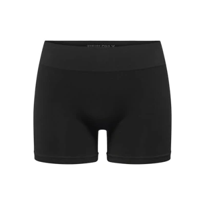 Image de ONLY Onlvicky Mini short sans coutures pour femme Noir Taille L/XL, Noir, L XL