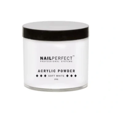 Afbeelding van Nail Perfect Basic Acrylic Powder Soft White 25 gr