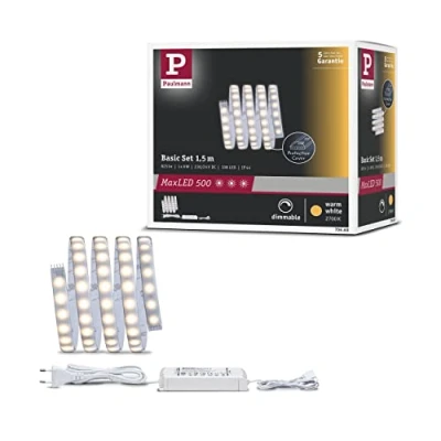 Afbeelding van Paulmann MaxLED 500 70668 LED strip basisset Met connector (male) 24 V 1.5 m Warmwit 1 stuk(s)