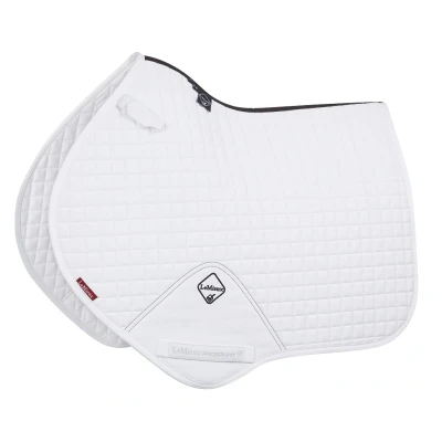Image de LeMieux Tapis de Selle Prosport Plain Squares CC Blanc L (Full)