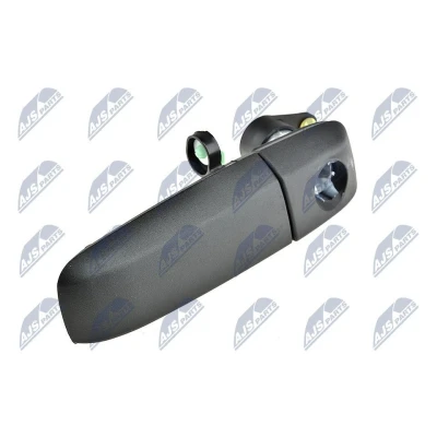 Afbeelding van NTY EZC FT 044 Deurgrepen Links voor Met sleutel zwart FIAT: Panda II Hatchback