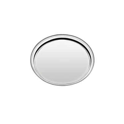 Afbeelding van Tramontina Buena Serveerdienblad, rond, roestvrij staal, 35 cm, vaatwasmachinebestendig