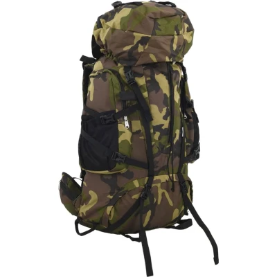 Afbeelding van Wandelrugzak 100 L camouflage oxford stof groen