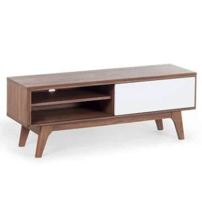 Afbeelding van Beliani BUFFALO TV meubel Donkere houtkleur MDF
