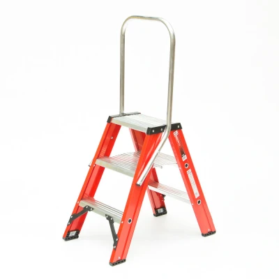 Afbeelding van Kelfort Magazijntrap Magnus, met beugel, 2x3 treden