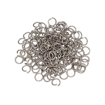 Afbeelding van Craftdady 1000 stuks roestvrijstalen open ringen, 9 mm en 1,2 dik, voor het maken van sieraden