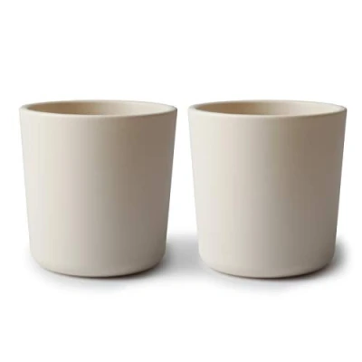 Afbeelding van Mushie kinderbekers ivory 2st
