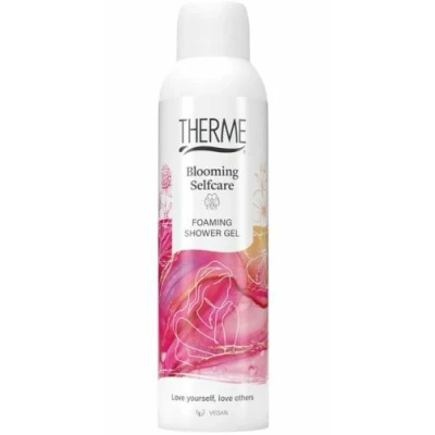 Afbeelding van 6x Therme Foaming Shower Gel Blooming Selfcare 200 ml