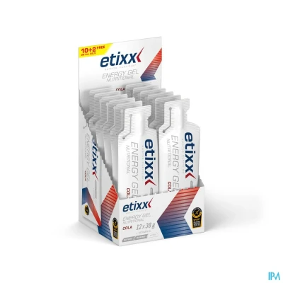 Image de Etixx Nutritional Energy Gel Cola 12x38g