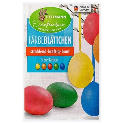 Afbeelding van Heitmann Eierfarben Bladeren voor het kleuren van eieren, 2,9 g