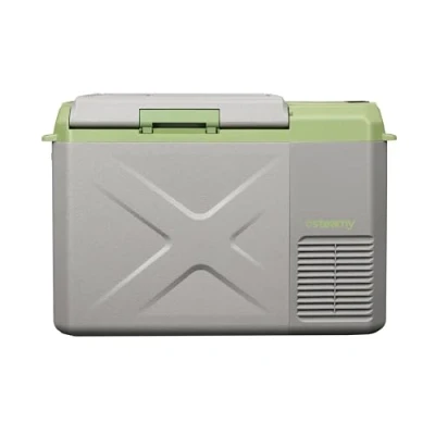 Afbeelding van Steamy E Single Zone Elektrische Compressor Koelbox 24 liter 12V en 230V voor auto camping Grijs