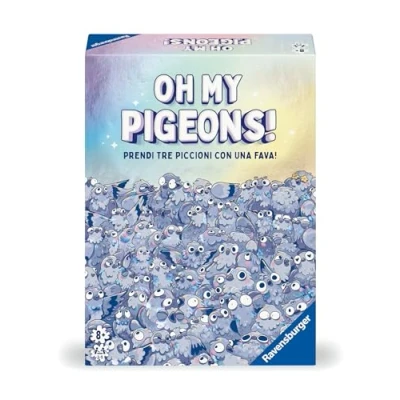 Afbeelding van Ravensburger Oh my duiven!, kaartspel voor het hele gezin, 2 5 spelers, cadeau idee jongens en kinderen vanaf 8 jaar, editie in Italiaans