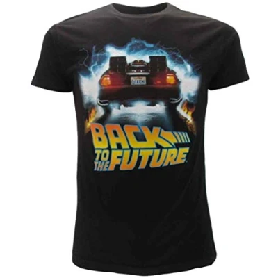Afbeelding van BTTF Back to The Future T shirt, zwart