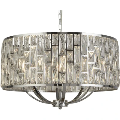 Afbeelding van Searchlight BIJOU Hanglamp 8 Lichts Kristal Chroom