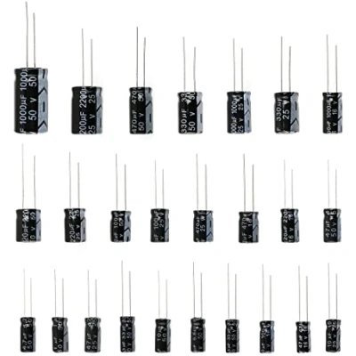 Afbeelding van Fasizi Elektrolyt condensatoren, 16 V, 25 50 1 uF tot 2200 uF, zwart, 125 stuks
