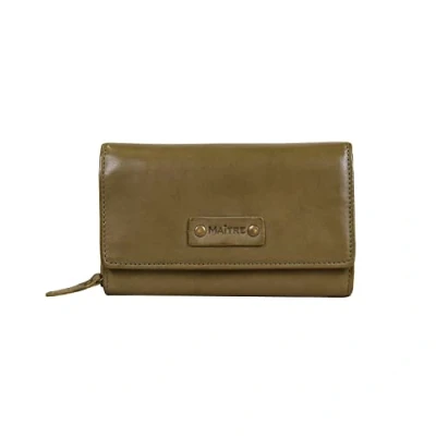 Afbeelding van Maitre Steinbach Dilara Portemonnee, Maat: One Size, Olive night