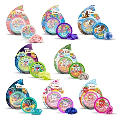 Afbeelding van MAGIC DOUGH 8 stuks intelligente plasticines in verschillende kleuren, 35 g boetseerklei, BPA vrij en glutenvrij, knutselset voor kinderen
