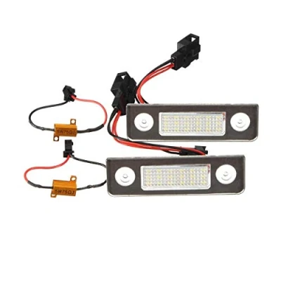 Afbeelding van GOFORJUMP Led kentekenplaatverlichting voor auto, 18 leds, S/Koda O/Ctavia 1Z Roomster 5J Octavia II Pre lifting van de ogen