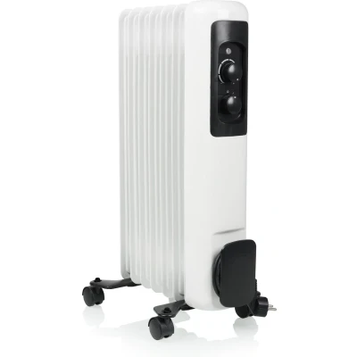 Afbeelding van Tristar Elektrische Kachel KA 5177 Oliegevulde radiatorkachel 3 warmtestanden Instelbare thermostaat 7 ribben Wit