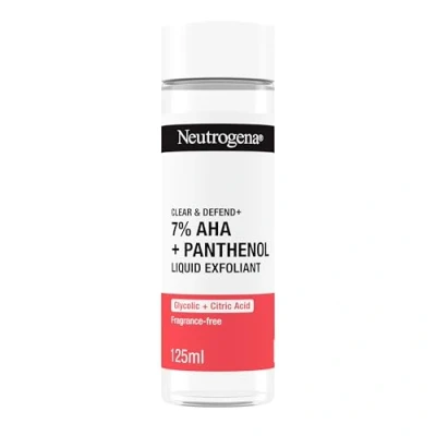 Afbeelding van Neutrogena Clear &amp; Defend 7% AHA + Panthenol Liquid Exfoliant 125 ml