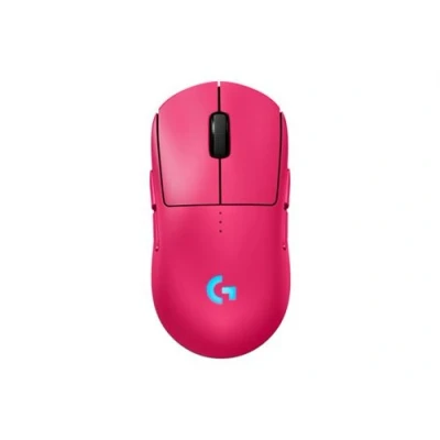 Image de Logitech G PRO 2 Souris jeux droitiers et gauchers optique 8 boutons sans fil, filaire 2.4 GHz, USB récepteur LIGHTSPEED rose