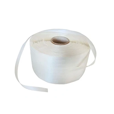 Afbeelding van Polyesterband 25mm X 500mtr, 1 Rol Wit