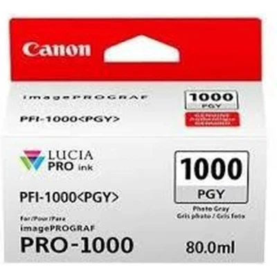 Afbeelding van Canon PFI 1000PGY Inktcartridge Foto grijs