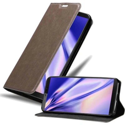 Afbeelding van Cadorabo Hoesje geschikt voor Cubot NOVA in KOFFIE BRUIN Beschermhoes met magnetische sluiting, standfunctie en kaartvakje Book Case Cover Etui
