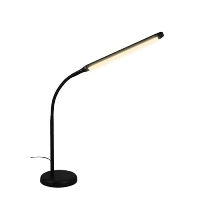 Afbeelding van BRILONER Tafellamp 7472015 Zwenkbaar Warm wit 3000K Touch functie Trapsgewijs dimbaar via aanraking Geheugenfunctie 37 x 13 47 cm Zwart