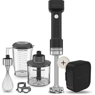 Afbeelding van Kitchenaid Draadloze Staafmixer Plus Accessoires Met Batterij Go Whirlpool