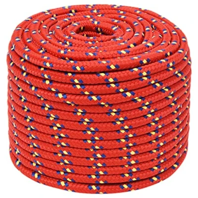Afbeelding van vidaXL Boottouw 12 mm 25 m polypropyleen rood