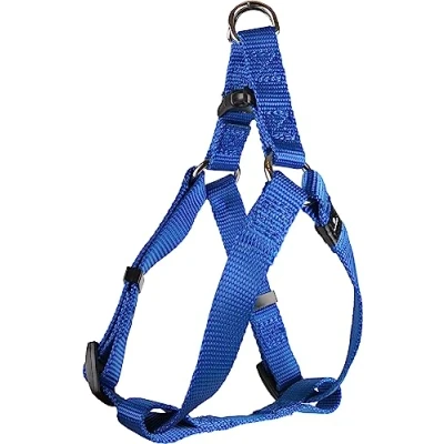 Afbeelding van Flamingo Ziggi Step&amp;go Harnas Honden Blauw S 25 45cm 15mm 1st 127560