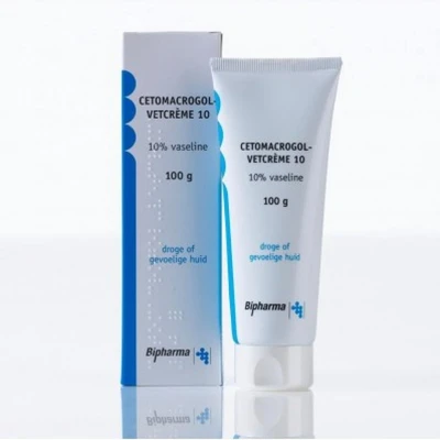 Afbeelding van Bipharma Cetomacrogolvetcrème 10% Vaseline 1x100g eFarma