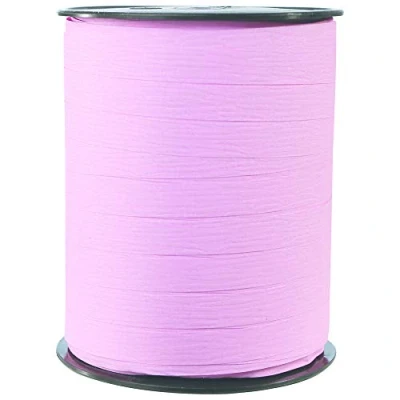 Afbeelding van Clairefontaine 601560C een rol mat 250 x 10 mm roze cadeaulint DIY verpakking